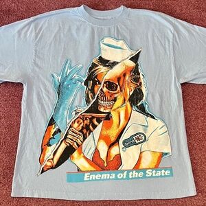 BLINK 182 ENEMA OF THE STATE THICK PREMIUM T SHIRT 2 SIDED SIZE M